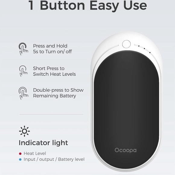 OCOOPA rechargeable hand wormer New in box - Picture 5 of 11